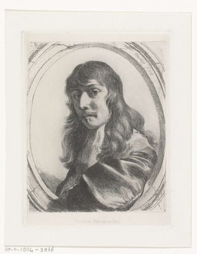 Zelfportret van Nicolaes van Helt Stockade by Johannes Arnoldus Boland