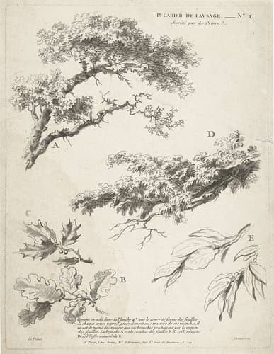 1er Cahier de paysage by Gilles Demarteau