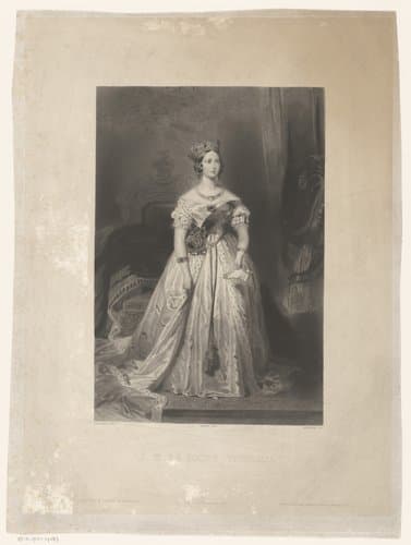 Portret van koningin Victoria