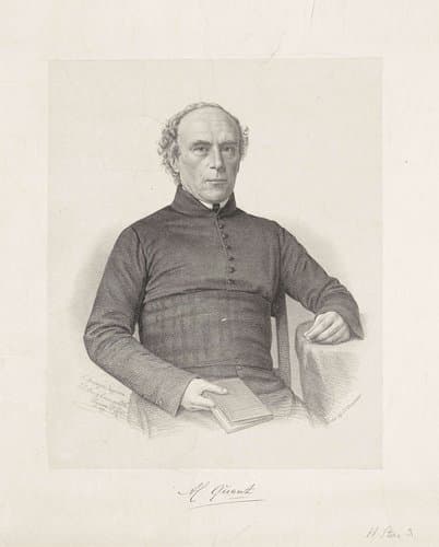 Portret van priester A.C. Quant by Johann Peter Berghaus