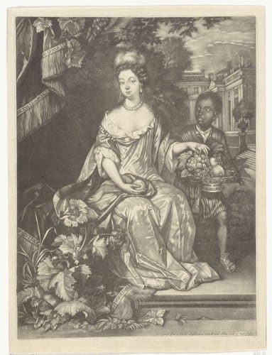 Portret van koningin Maria II Stuart by Pieter Schenk (I)
