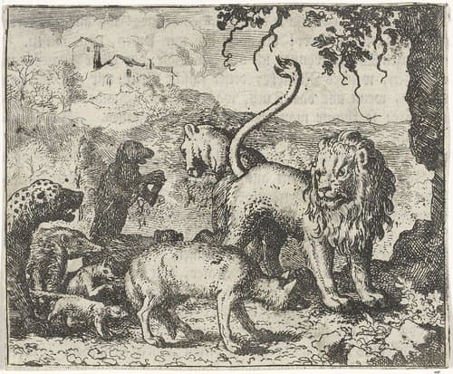 Reinaert de vos by Allaert van Everdingen