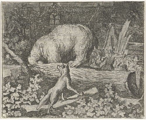 Illustraties voor Reijntje de Vos by Allaert van Everdingen