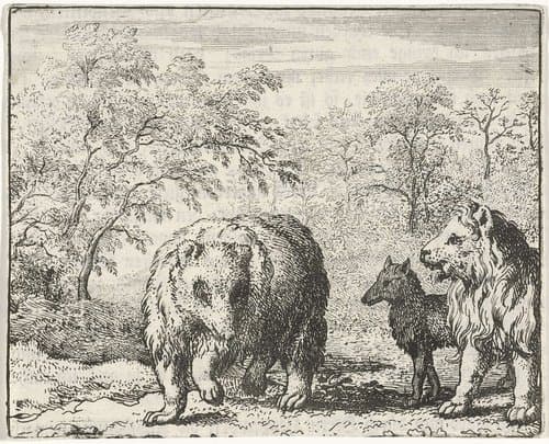 Illustraties voor Reijntje de Vos by Allaert van Everdingen