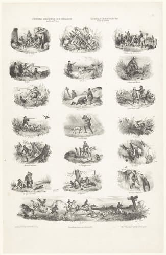 Petits croquis de chasse by Victor Adam