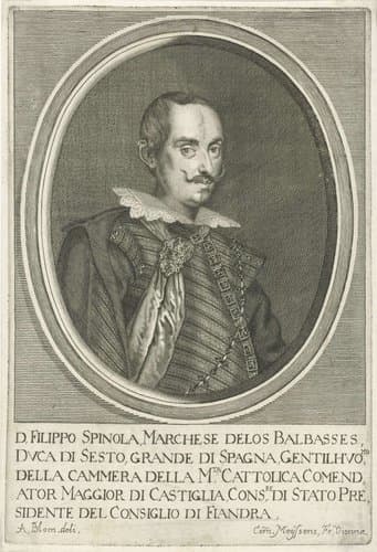 Portret van Filippo Spinola by Cornelis Meyssens