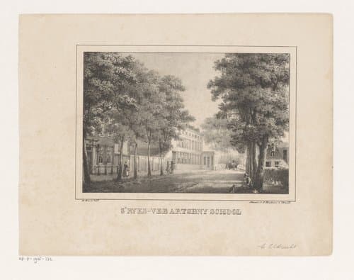 Voorzijde van de Rijks Veeartsenijschool in Utrecht