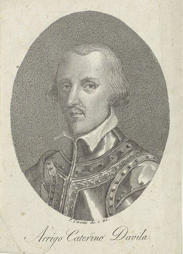 Portret van Arrigo Caterino Davila