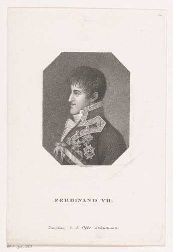Portret van Ferdinand VII, koning van Spanje