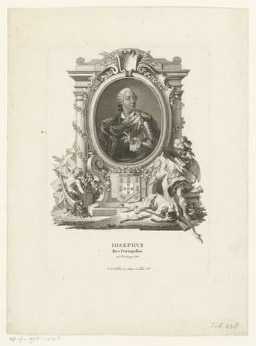 Portret van Jozef I by Johann Esaias Nilson