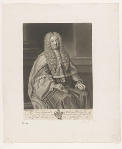 Portret van William Thomson by John Faber (II)
