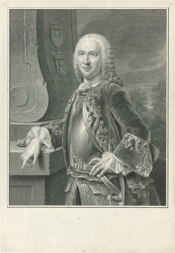 Portret van Jan van Borssele van der Hooge by Pieter Tanjé
