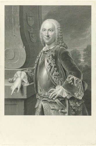 Portret van Jan van Borssele van der Hooge by Pieter Tanjé
