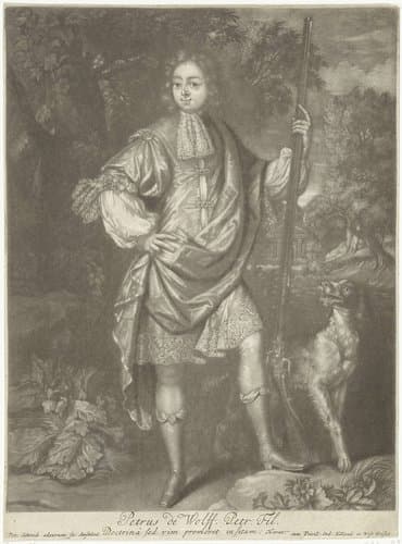 Portret van Pieter de Wolff Jr. by Pieter Schenk (I)