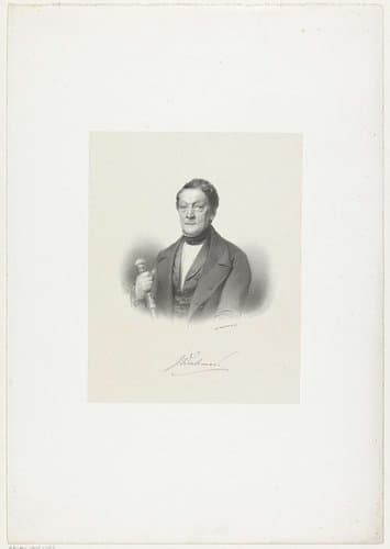 Portret van J. Deeleman by Wilhelmus Cornelis Chimaer van Oudendorp
