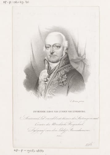 Portret van Jan Hendrik van Lynden van Lunenburg