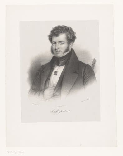 Portret van Huizinga Messchert by Albert Newsam