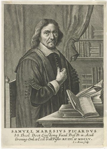 Portret van Samuel Maresius by Jacob van Meurs