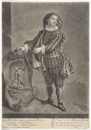 Portret van Angelo Constantini by Jacob Gole