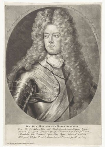 Portret van John Churchill, hertog van Marlborough by Pieter Schenk (I)