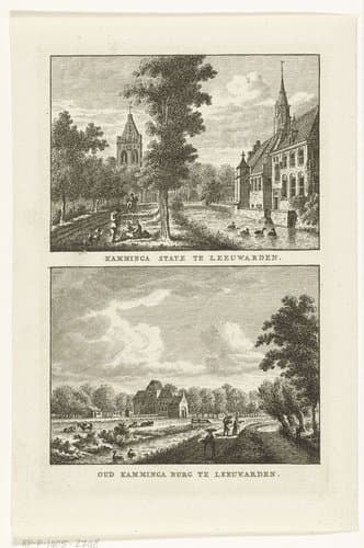 Kamminga State te Leeuwarden by Carel Frederik Bendorp (I)