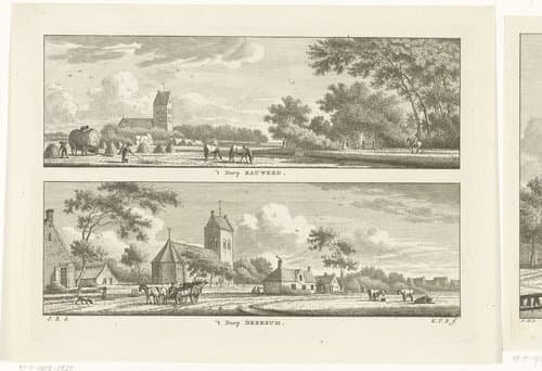 't Dorp Rauwerd by Carel Frederik Bendorp (I)