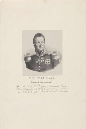 Portret van generaal David Hendrik Chassé