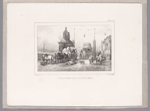 Wagen van de vrachtrijder by Victor Adam