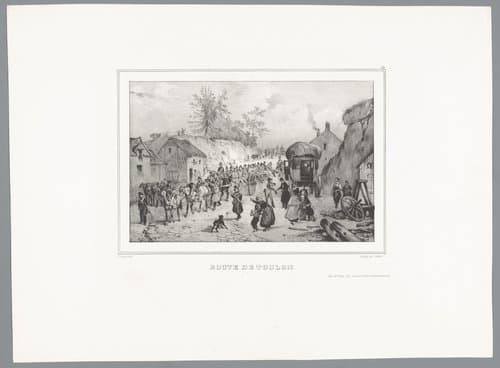 Weg naar Toulon by Victor Adam