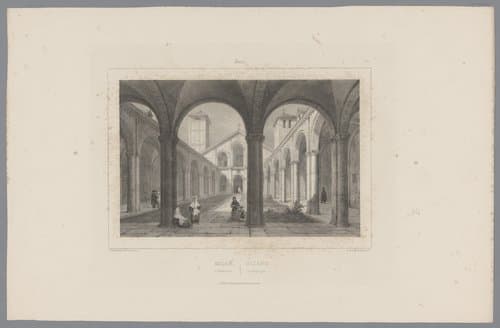 Gezichten in Milaan by Isodore-Laurent Deroy