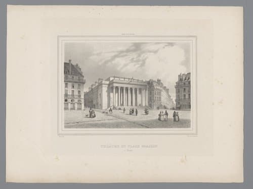 Gezichten in Nantes en omgeving by Isodore-Laurent Deroy