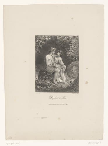 Daphnis en Chloë by Alexandre-Joseph Desenne