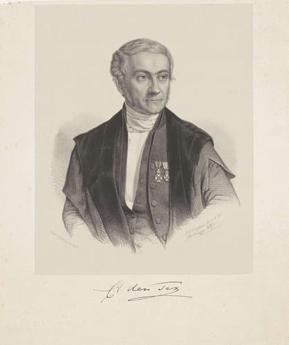 Portret van Cornelis Anne denden Tex by Johann Peter Berghaus