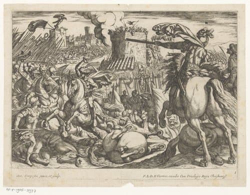 Ruitergevecht by Antonio Tempesta