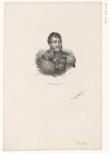 Portret van Józef Poniatowski by anonymous