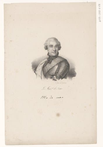 Le Mar.al de Saxe by anonymous