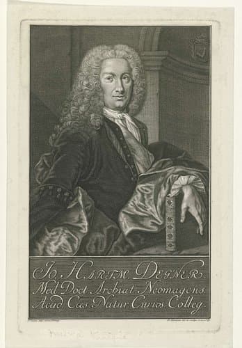 Portret van Jan Hartmann Degner by Johannes Körnlein