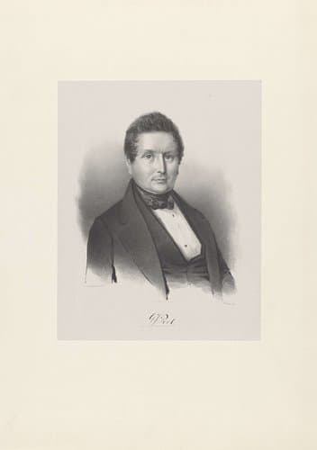Portret van G.J. Pool by Carel Frederik Curtenius Bentinck