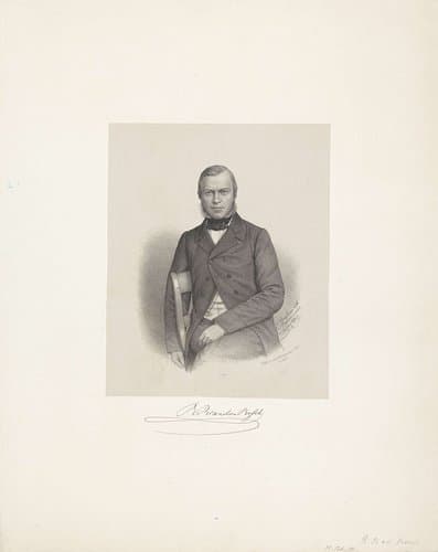 Portret van R. B. van den Bosch by Johann Peter Berghaus