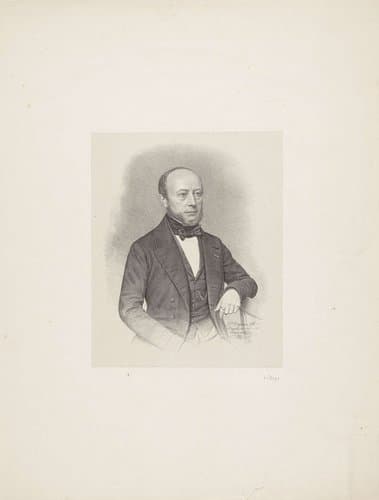 Portret van Duco Johannes Storm Buysing by Johann Peter Berghaus