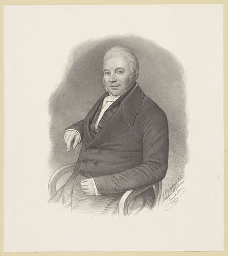 Portret van A. Lemson Pynaecker by Johann Peter Berghaus