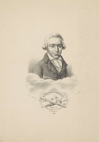 Portret van M. Nieuwenhuyzen by Petrus van den Eynde
