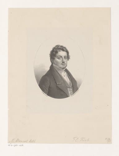 Portret van Florentius Cornelis Kist by Michel Mourot