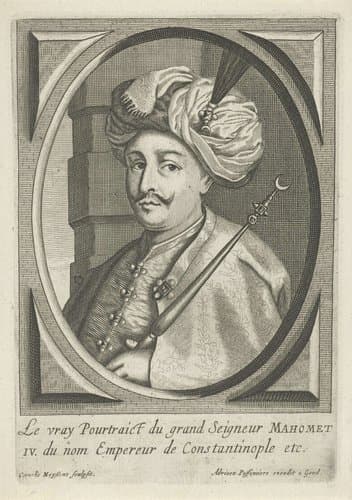 Portret van sultan Mehmet IV van het Ottomaanse Rijk by Cornelis Meyssens