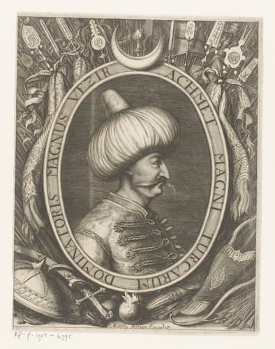 Portret van sultan Ahmed I by anonymous; erven Matthäus Merian (I)