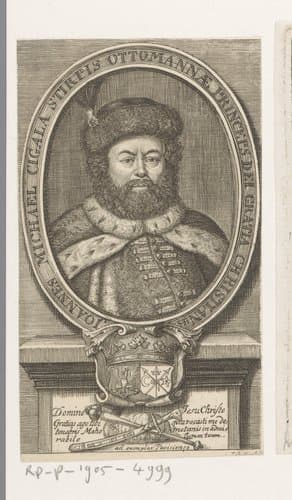 Portret van Joannes Michael Cigala by Johann Georg Mentzel