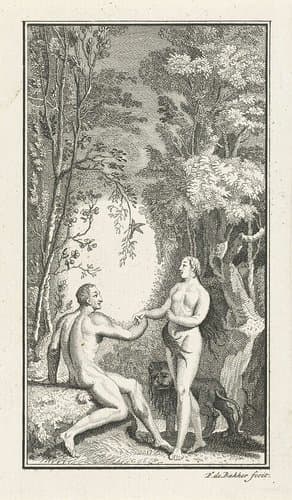 Het huwelijk van Adam en Eva by Frans de Bakker