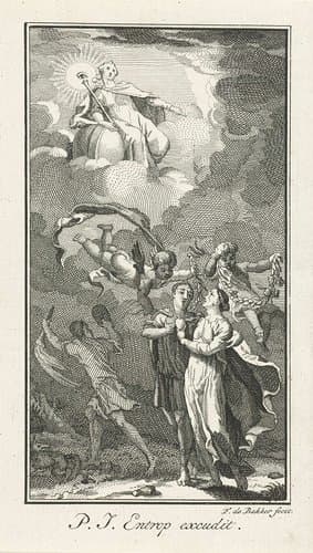 Allegorische voorstelling van de trouw by Frans de Bakker