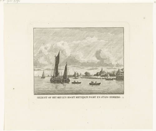 XII Gezichtjes der Stadt Dordrecht Langs de water zijde