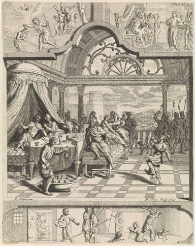 Salome danst voor Herodes by Pieter Tanjé